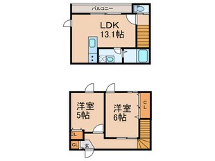 Imagawa Mid Garden Suiteの物件間取画像